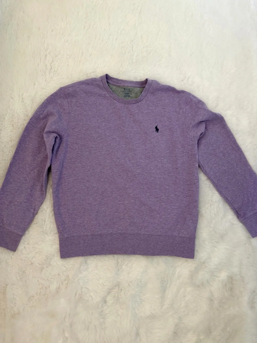 Polo Ralph Lauren Sky Lavender Buttery Soft Men’s Sweatshirt